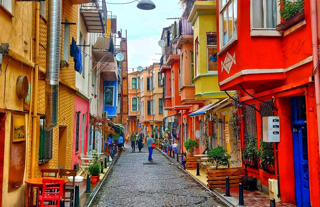 Colorful streets of Balat