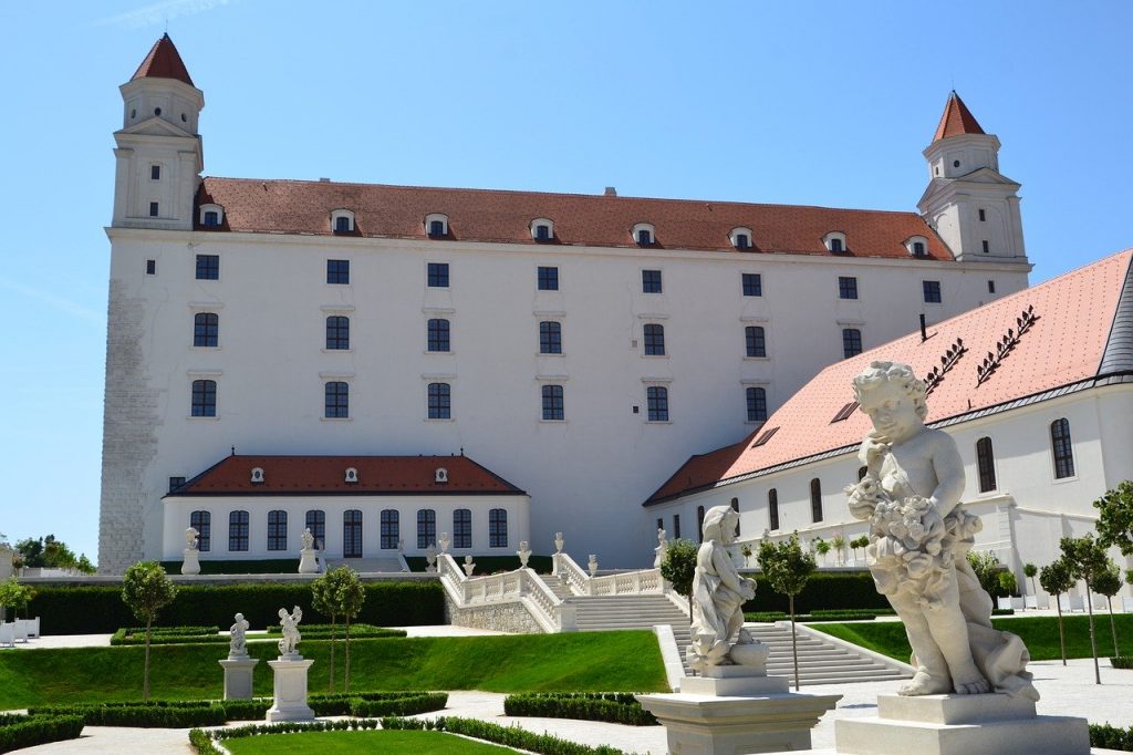 ‘Hrad’ or Castle in Bratislava.